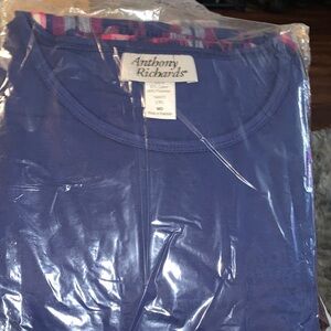 Anthony Richards Women’s Vibrant Blue 2 piece pajama set